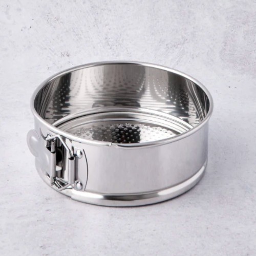 Stainless Steel Round Spring Cake Tin 7"